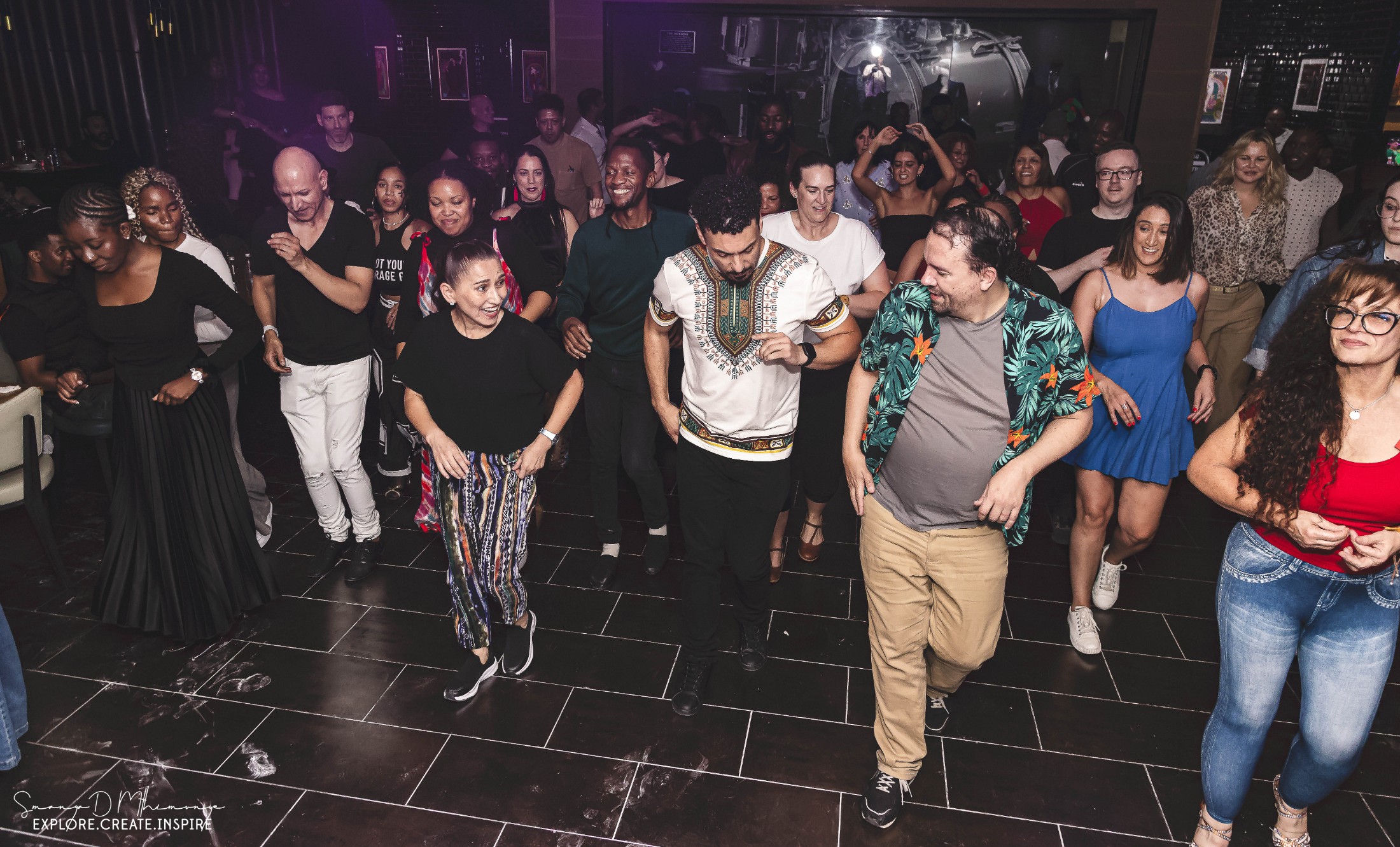 The SBK dance community sharing the dance floor